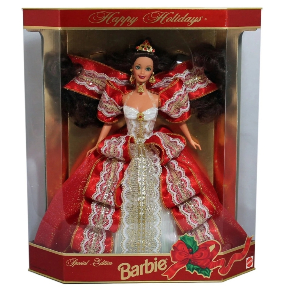 Barbie 1997 Happy Holidays Special Edition 10th Anniversary